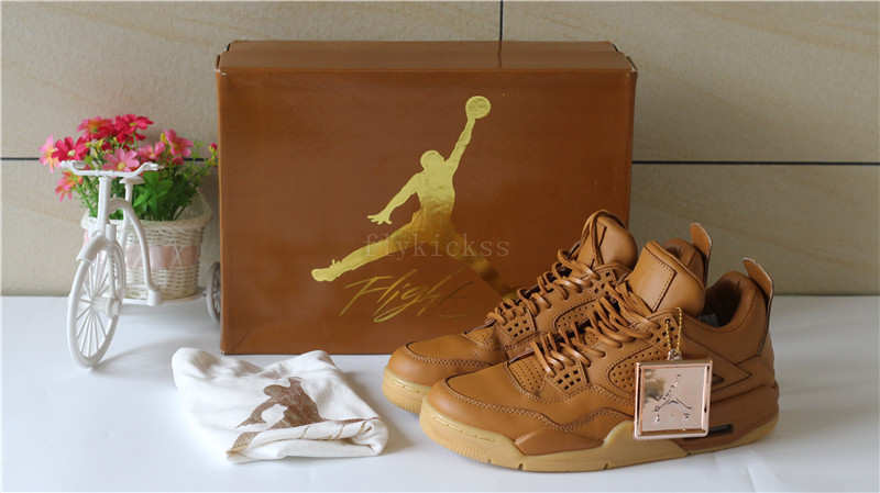 Air Jordan 4 Premium Ginger Wheat